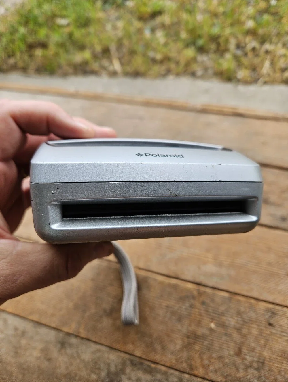 Polaroid One 600 Folding Instant Film Camera - Silver -